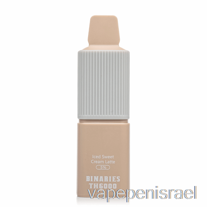 חד פעמי Vape Israel Horizon Binaries Th6000 חד פעמי קרם מתוק לאטה